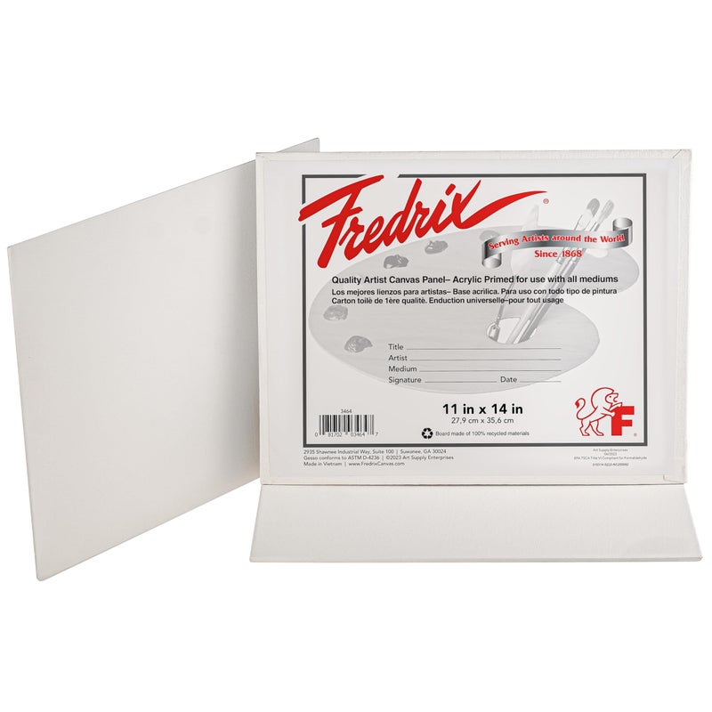 Fredrix Tara Fredrix Canvas Panel-11 X14 - Case Pack of 3 - Image 1