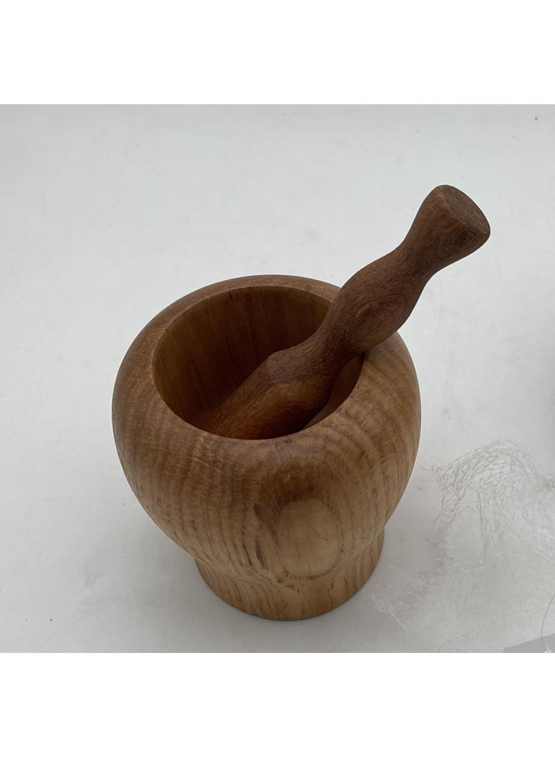Home Bamboo Mortar, 10 x 10 cm, SC-B002 - Image 2