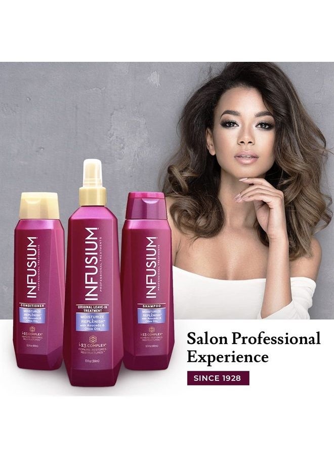 Infusium - Moisturize and Replenish Professional Conditioner, Avocado & Olive Oil, Classic Light and Soothing Scent, 33.8 Fl Oz - Image 1