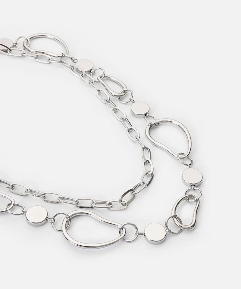 ابيكول Layered Chain Necklace
