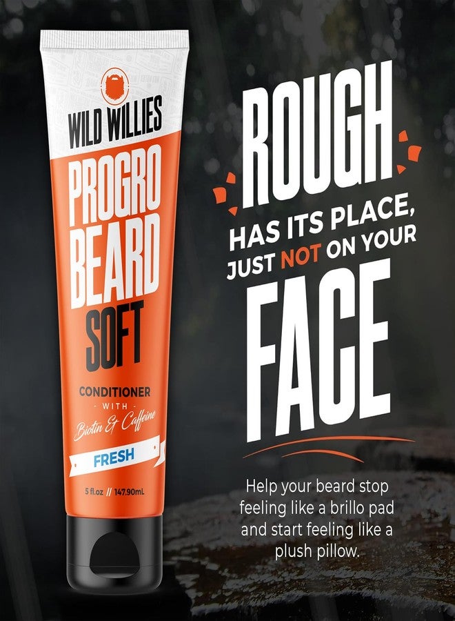 Wild Willies Round Brush and Conditioner Kit - The Better Brush for Styling Hair or Beard, with PROGRO - Softening, Hydrating, Strengthening & Nourishing for a Healthy Look - Image 4