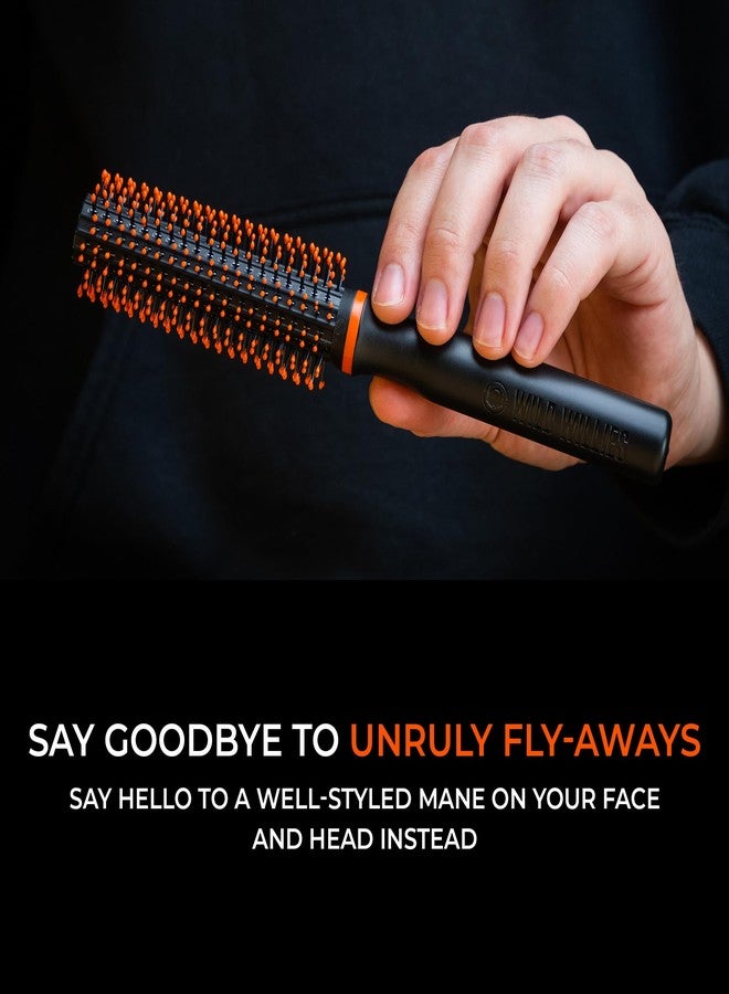 Wild Willies Round Brush and Conditioner Kit - The Better Brush for Styling Hair or Beard, with PROGRO - Softening, Hydrating, Strengthening & Nourishing for a Healthy Look - Image 3