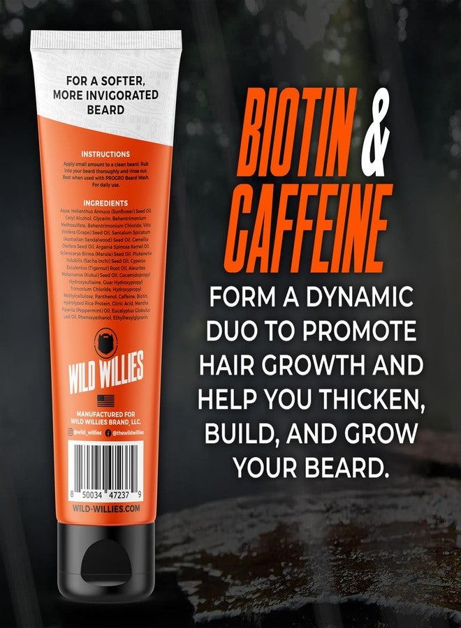 Wild Willies Round Brush and Conditioner Kit - The Better Brush for Styling Hair or Beard, with PROGRO - Softening, Hydrating, Strengthening & Nourishing for a Healthy Look - Image 5
