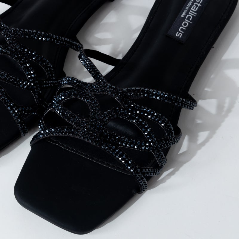 Crystalicious Denish Luxurious Rhinestones Sandals Handcrafted by Artisans Effortless Glamour for Every Occasion - Image 2