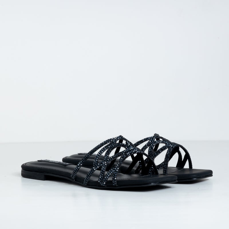 Crystalicious Denish Luxurious Rhinestones Sandals Handcrafted by Artisans Effortless Glamour for Every Occasion - Image 4