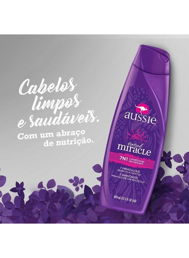 Aussie Total Miracle Collection 7N1 Shampoo, 12.1 Fluid Ounce - Image 4