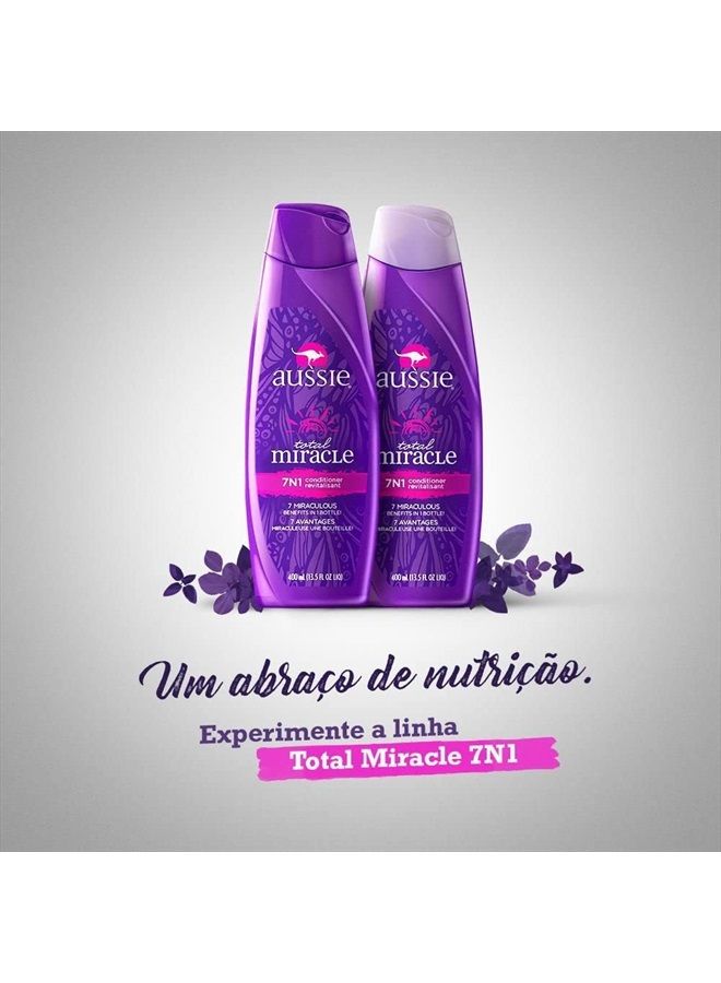 Aussie Total Miracle Collection 7N1 Shampoo, 12.1 Fluid Ounce - Image 3