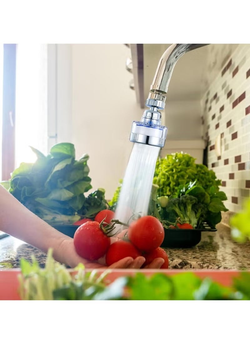 Bathroom Sink Filter Faucet Filter, 360 Degree Rotating Faucet Filter,Kitchen Faucet Filter removes Chlorine, Fluorine, Heavy Metals and Hard Water