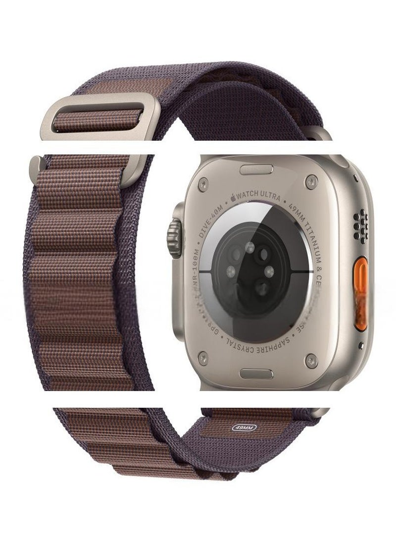 XICEN 3 Pack for Apple Watch Alpine Loop Band 49mm 45mm 44mm 42mm , Adjustable Metal C-Hook, Nylon Woven Sport Strap for iWatch Series Ultra/8/7/SE/6/5/4/3/2/1 Multicolor  - Image 2