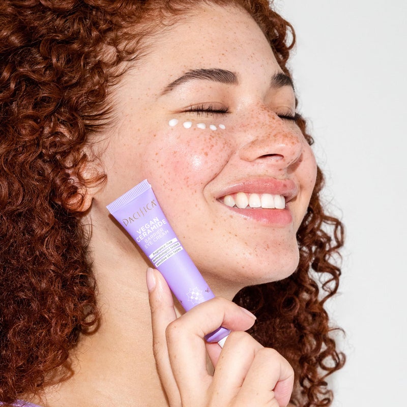 Pacifica Vegan Ceramide Barrier Eye Cream â€“ Hydrating Under Eye Moisturizer for Dry, Sensitive Skin, Fragrance-Free Treatment for Dark Circles, Puffiness & Fine Lines Dermatologist Tested Clean Beauty - Image 1