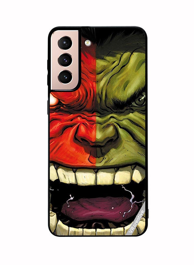VR CREATIVE Protective Case Cover For Samsung Galaxy S21 5G Hulk Design Multicolour - Image 1