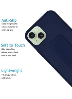 ARMOR Case Cover For iPhone 15 Plus With Magnetic Hand Grip 3 in 1 Dark Blue  - Image 4