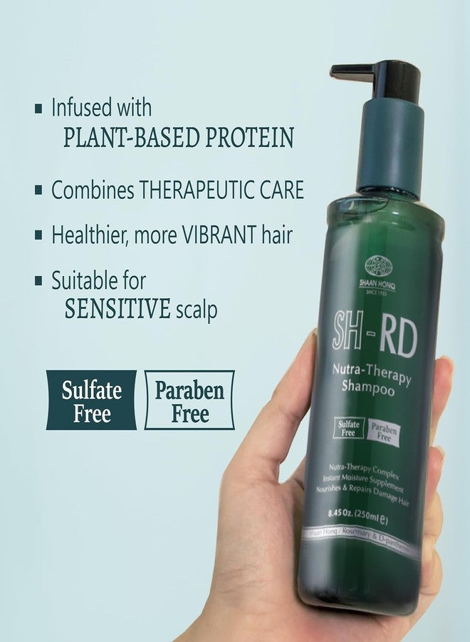 Sh Rd SH-RD Nutra-Therapy Shampoo for Dry, Damaged, Color-Treated, Frizzy & Bleached Hair | Repair Treatment with Proteins for Split Ends & Moisture | Sulfate-Free - 8.45oz/250ml - Image 2