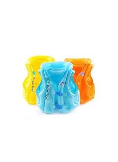 Generic Life Jacket Inflatable Adjustable Kids Swimming Safety Vest Size B (Orange)  - Image 3