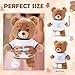 Deekin Get Well Soon Gifts for Kids Injured Recovery Bear Stuffed Animal Gifts Bear for Kids Adult with Broken Arm After Surgery Soft Bandage Plush 10 InchesBrownLeg Injury - Image 4