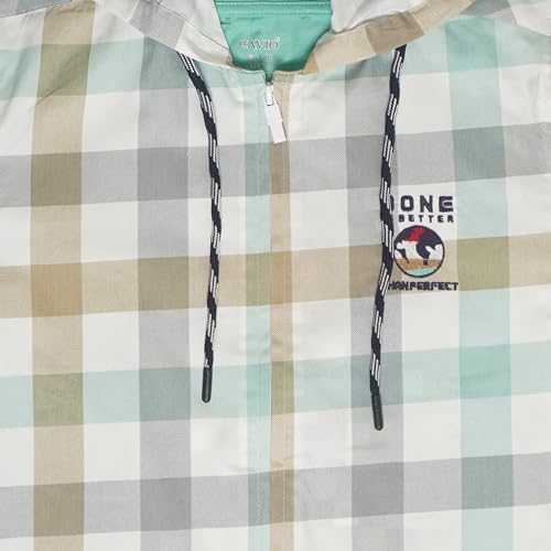 CAVIO Boys Checks Regular Fit Hooded Casual Shirt and T-Shirt Seagreen - Image 4