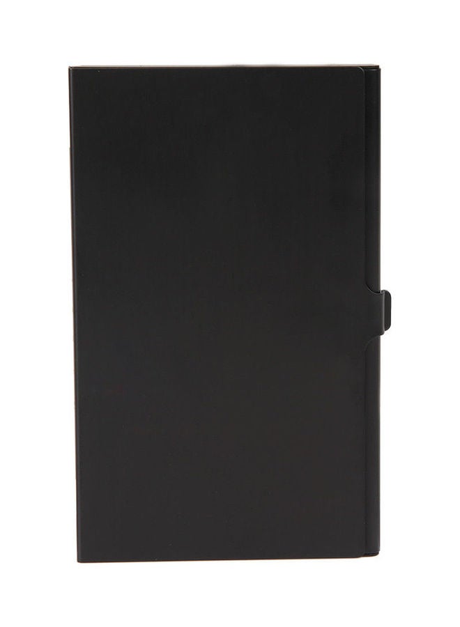 Aluminum Alloy Rectangular Memory Card Holder Protective Case Black - Image 5