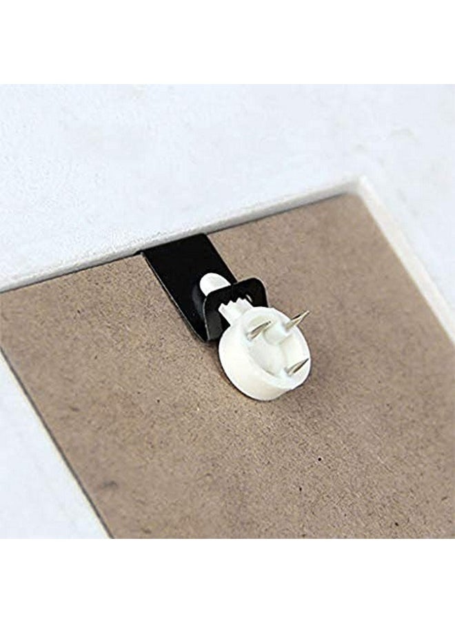 Art Street Art Street Hard Plastic White Set of 20 White 3-Pin Seamless Nail 20 S Hook with 1 Spirit Leveler for Photo Frame Wall Picture Frame Hooks Hangers  - Image 2