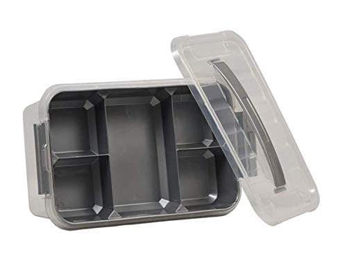 NOW & ZEN Pack of 2 Multipurpose Plastic Handy Medical Storage Box with Removable Inner Tray and Carrying Handle - Image 3