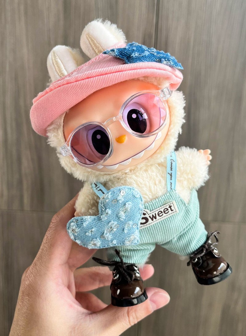 Labubu Clothing Accessories 17cm Doll Clothes, Teddy Bear Clothes Formal Casual Suit Plush Toy Clothes, Suitable for 6.7 Inch Doll Clothes Role Play Costumes - Image 3