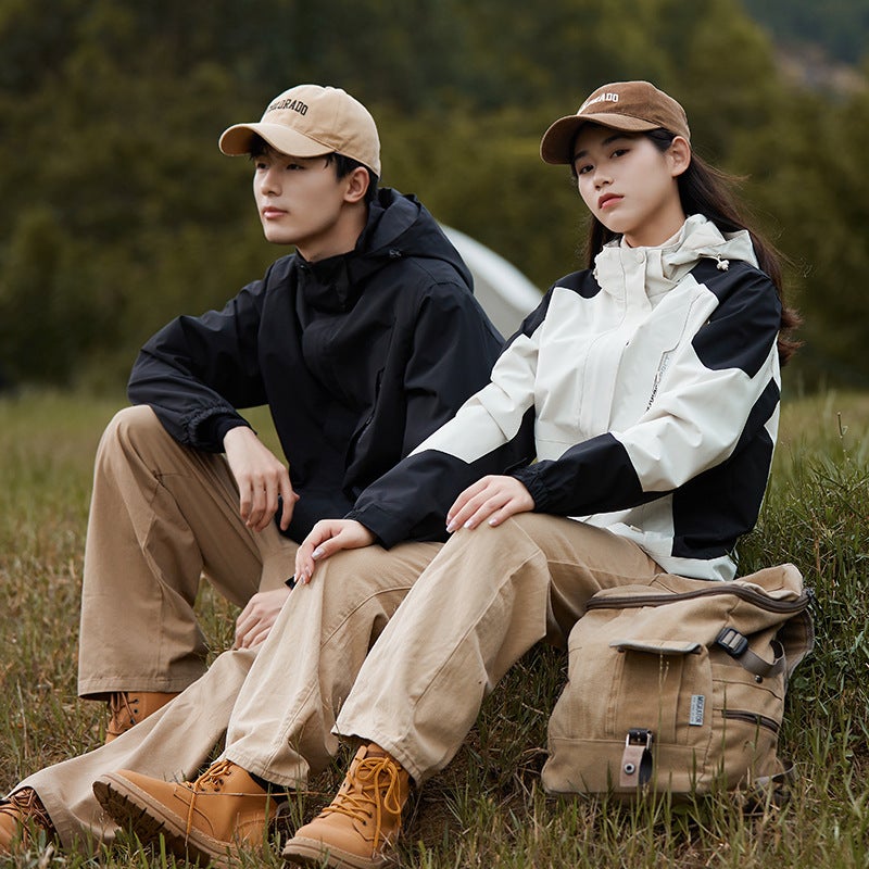 Mountain Style Charge Clothes Men'S And Women'S Three-In-One Detachable Two-Piece Windproof Waterproof Outdoor Trendy Brand Jacket - Image 2