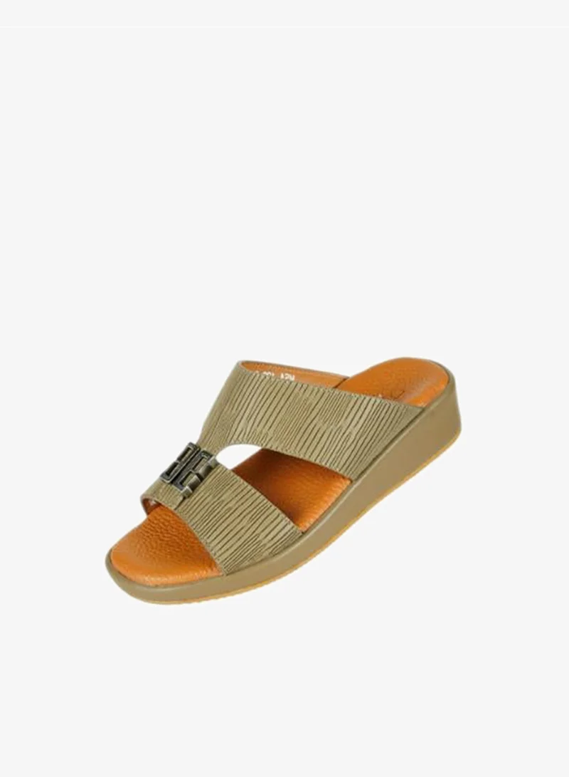 barjeel uno 008-3673 Barjeel Uno Boys Arabic Sandals MSA139 B Olive 26