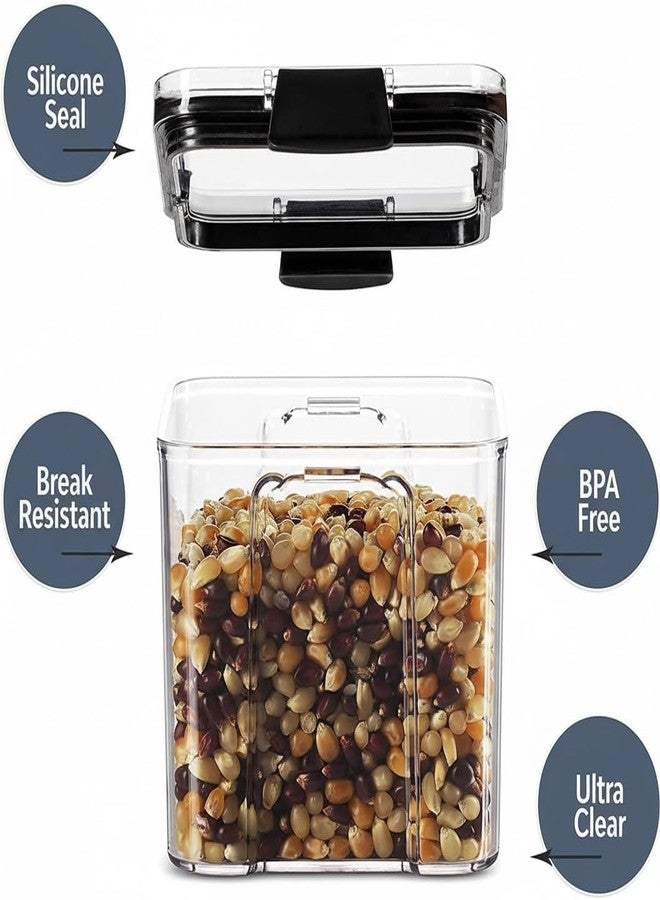 DNkitch Look Air Tight Container For Kitchen Storage Set, Kitchen Containers Set, Kitchen Accessories Items, Kitchen & Pantry Organizer 700 ml (8) - Image 3
