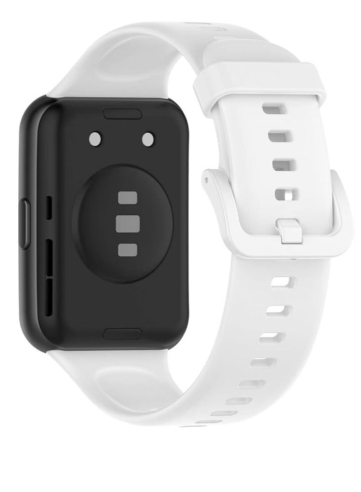 Bands Compatible with Huawei Watch Fit 2 Strap, Soft Silicone Sports Replacement Strap for Huawei Watch Fit 2 Smartwatch  - Image 3