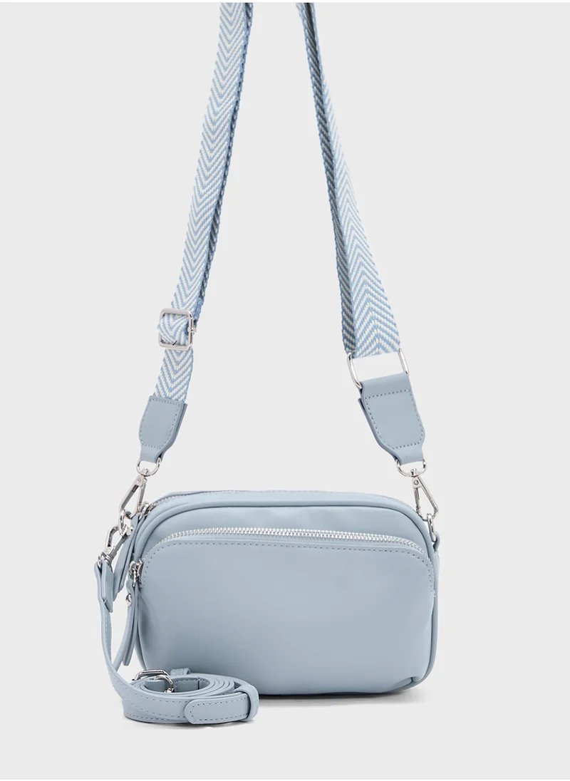 Ginger Multi Pocket Crossbody With 2 Straps
