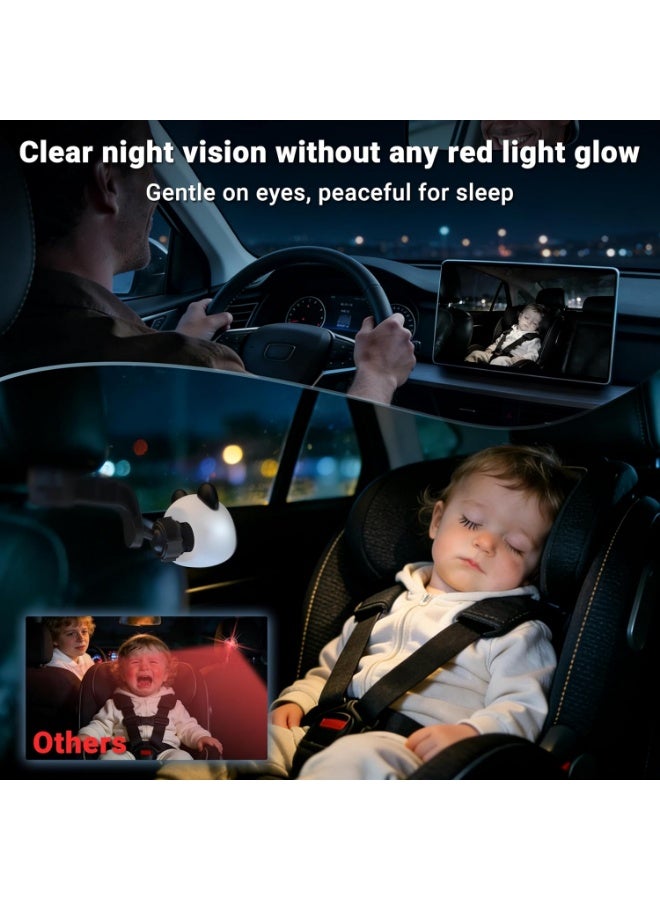 Ottocast CA520 Wireless CarPlay Baby Car Camera for iPhone, 1080P HD Rear Seat Baby Monitor with Night Vision, 150° Wide View, Low Latency, Plug & Play for Factory Wired CarPlay Vehicles - Image 4