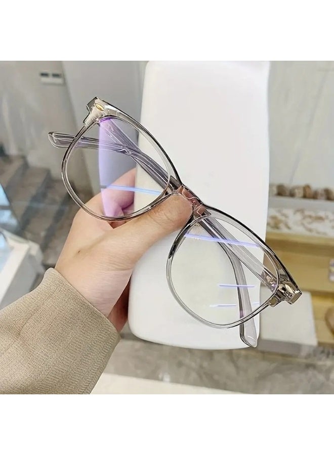 SCENT HOUSE Classic Minimalist Full-Rim Glasses for Men & Women - Lightweight Polycarbonate Frame with Decorative Speckled Accents, Non-Prescription Fashion Eyewear for Casual & Professional Style, Professional Eyewear, Trendy Eyewear, Durable Eyeglasses (Includes eyeglass case) - Image 1