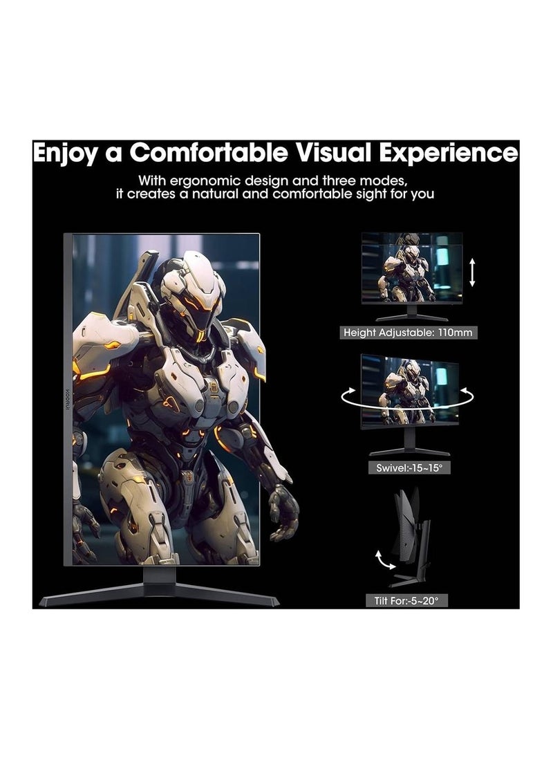 Koorui 27E3QK 27" IPS 2K QHD Gaming Monitor, 240Hz Refresh Rate, 1ms (OD) Response Time, AdaptiveSync Technology, VESA Mountable, 2x HDMI, DP & Audio Out Ports, Black | 27E3QK - pzsku/Z5551FD9DED62C4B21CCCZ/45/_/1734790848/aa6b4d80-c6ab-4315-9bfa-43f9d79bfbaa