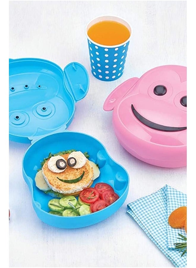 QLUX - Q-Lux Funny Monkey Lunch Box, Assorted, L618 - Image 1