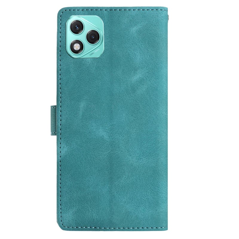 إيروريكس جراب هاتف For Honor 400 Lite Global Rose Embossing Leather Pattern (أخضر) - Image 3