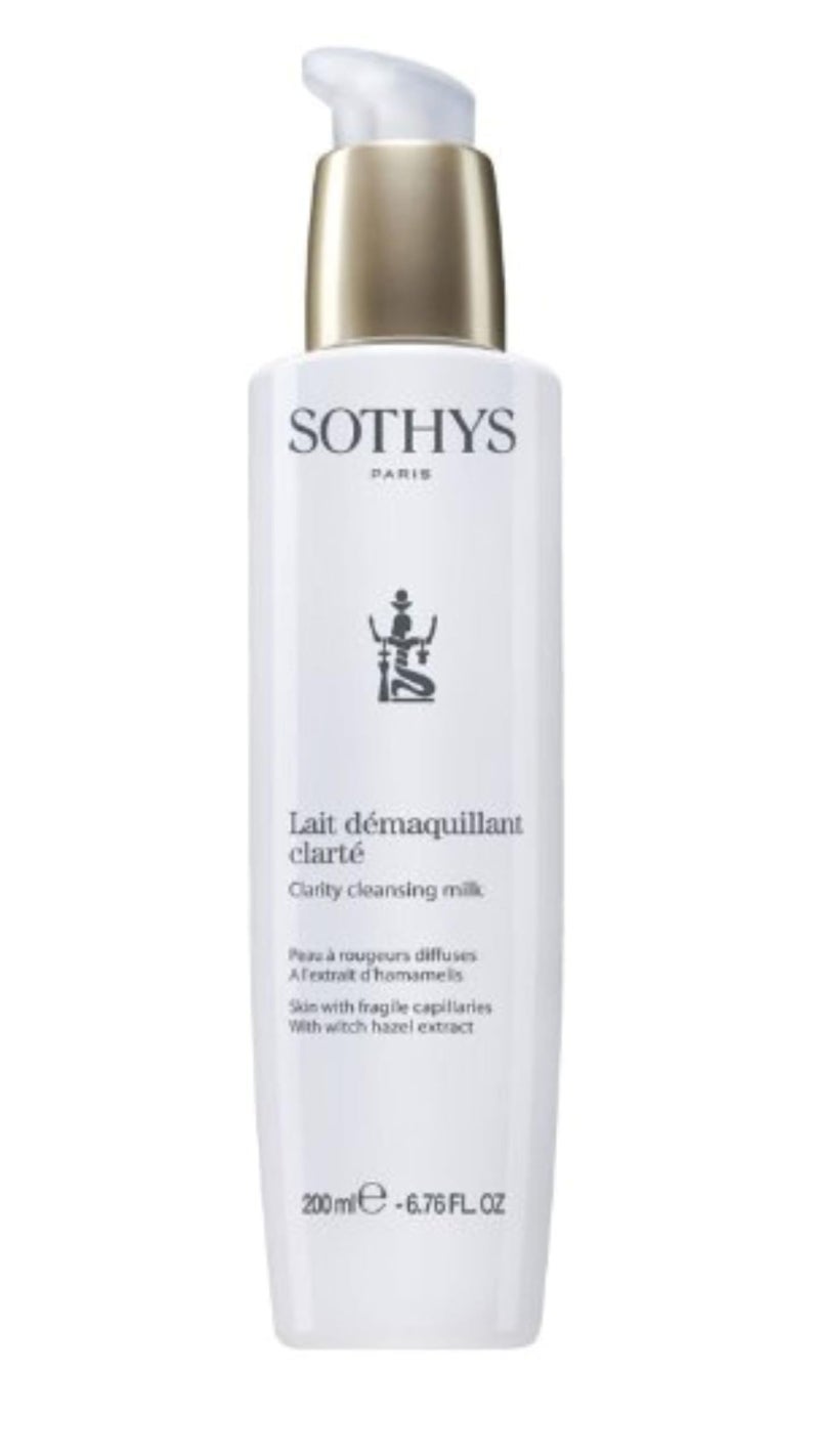 SOTHYS Clarity Cleansing Milk  Gentle Face Cleanser for Sensitive Skin  Makeup Remover  Natural OilFree Formula  For All Skin Types