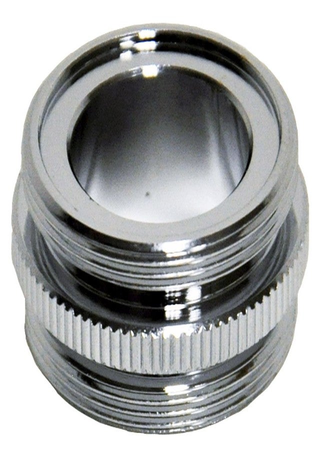 Danco 10524 15/16 in.-27M x 15/16 in.-27M Chrome Male/Male Aerator Adapter, Chrome - Image 1
