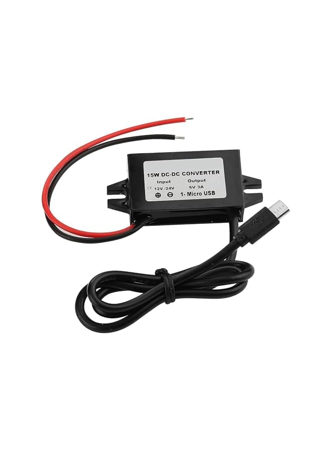 promass Waterproof 12V to 5V Converter DC-DC Step Down Module Power Adapter Compatible with Raspberry Pi 4,Cellphone,Car (USB Type-C Connector) - Image 2