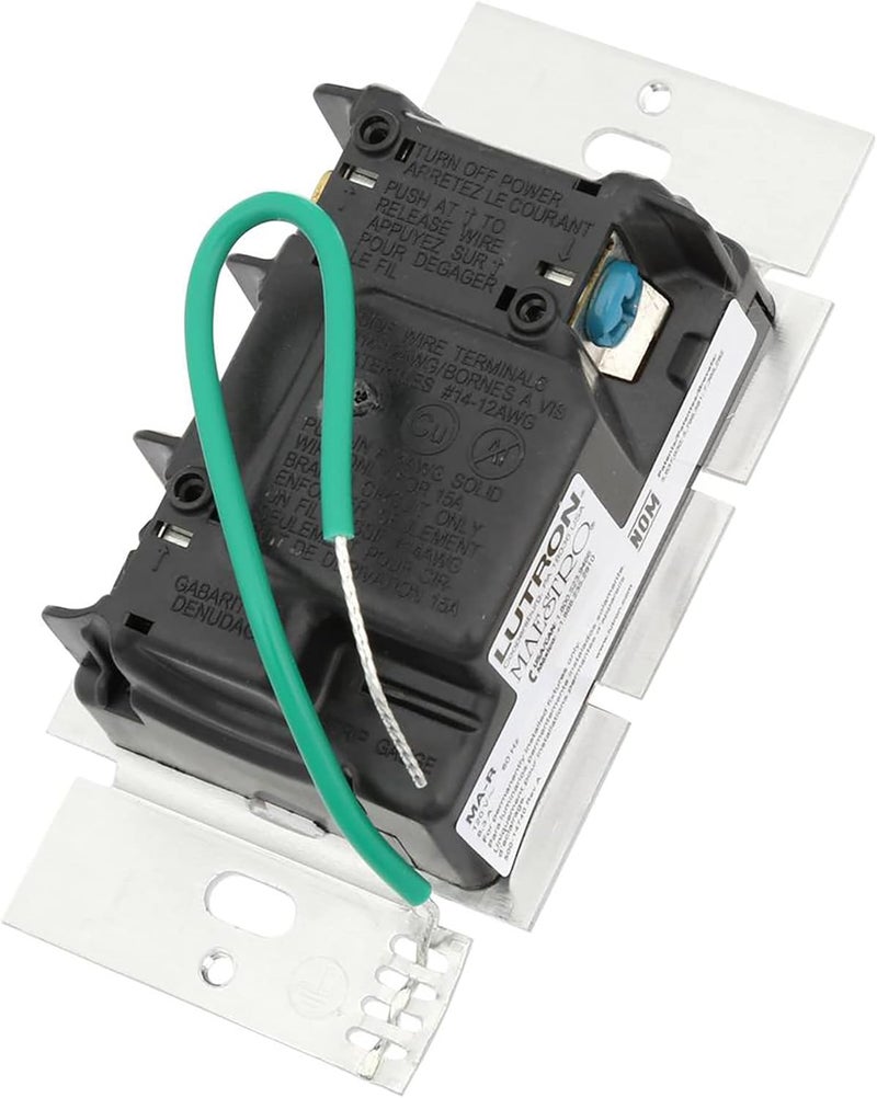 Lutron MA-R-BL Maestro Multi-Location Companion Dimmer Switch - Black - Image 3