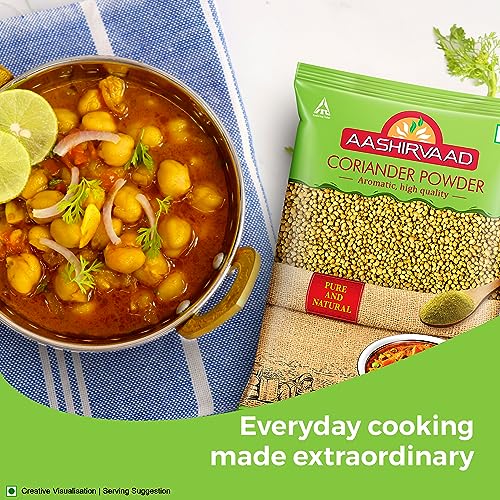Aashirvaad Coriander Powder, 500g Pack, Perfectly Balanced Coriander Powder with No Added Flavours and Colours - Image 3
