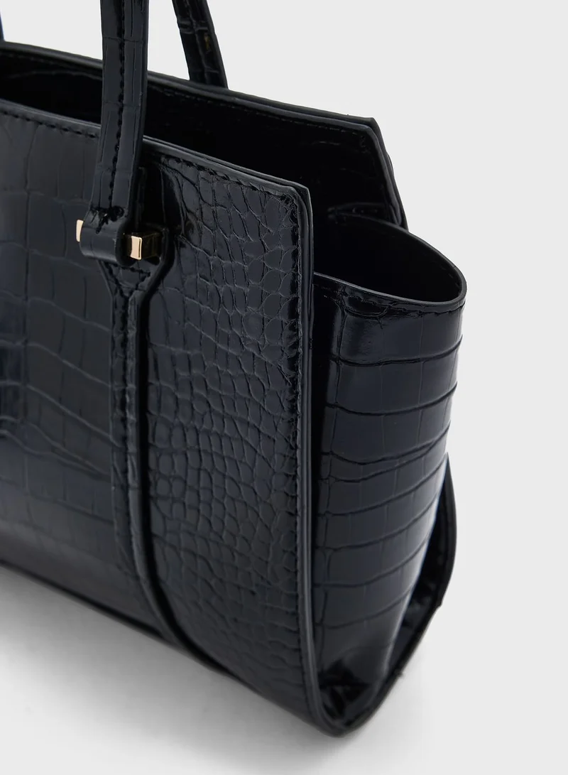 NEW LOOK Chloe Croc Mini Tote