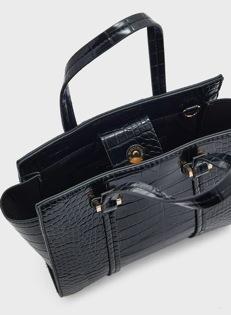 NEW LOOK Chloe Croc Mini Tote