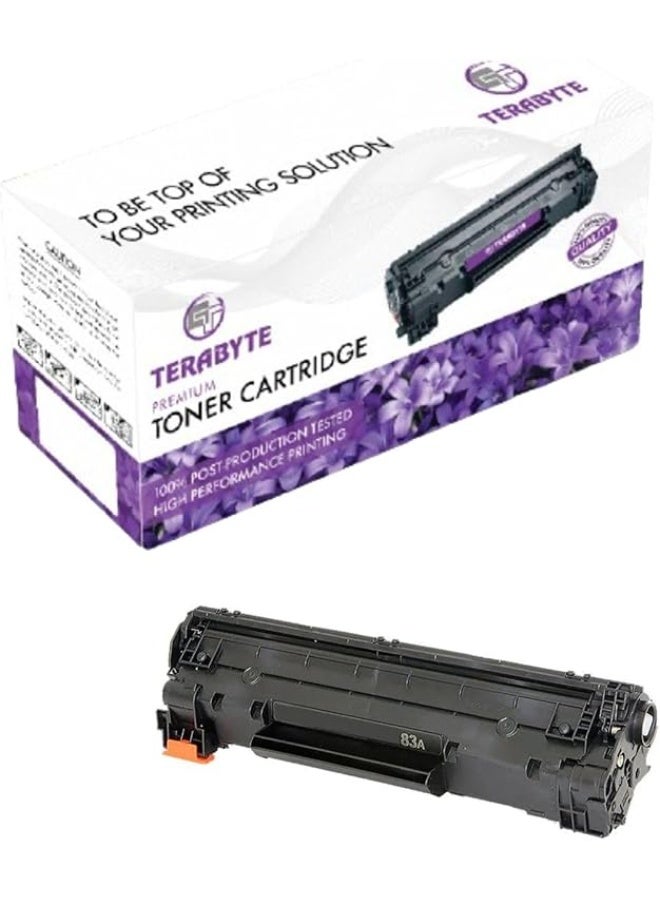 Terabyte 83A Compatible Toner Cartridge for LaserJet M127fn M127fw M125a and M225dw Printers - CF283A - Image 1