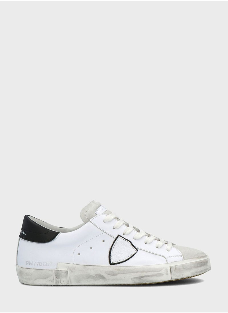 Philippe Model Low Top Lace Up Sneakers  - Image 1