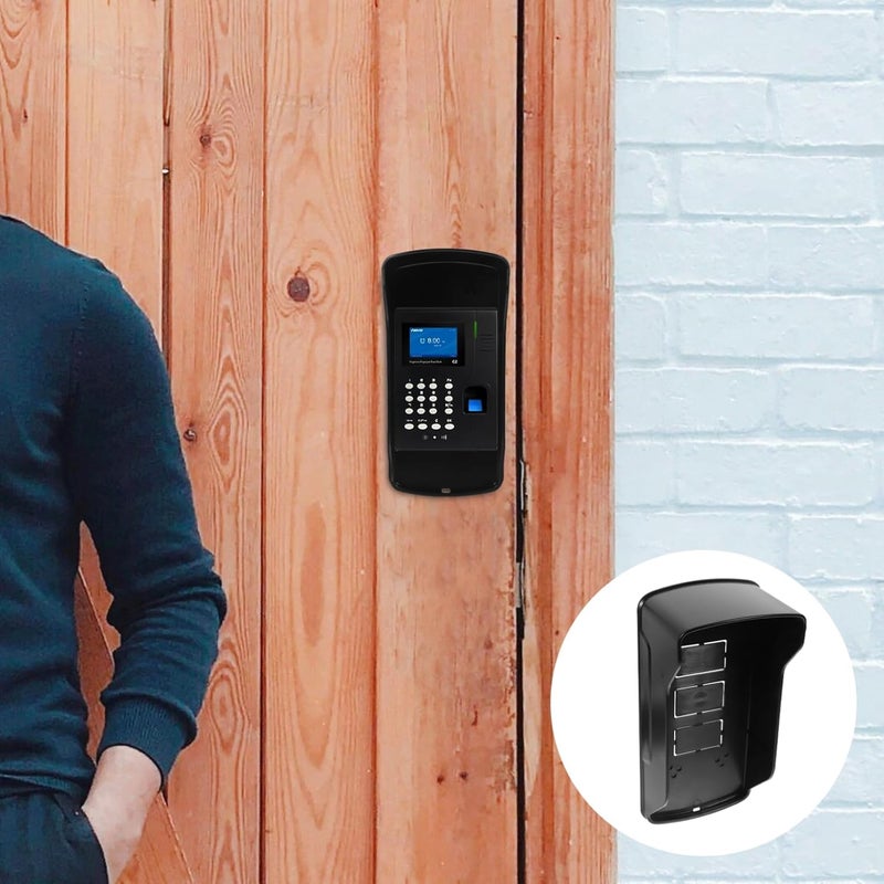 Operitacx Outdoor Doorbell Cover Plastic Protector for Attendance Machines Fingerprint Devices and Doorbells Rain Cover for All Weather Use - Image 3