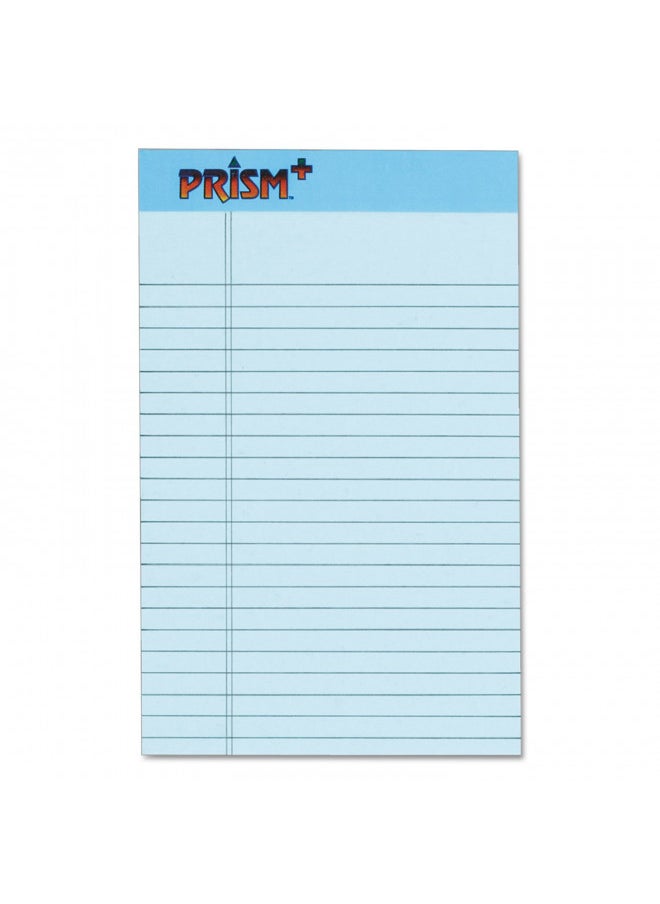 TOPS Prism Plus 100% Recycled Legal Pad, 5 x 8 Inches, Perforated, Blue, Narrow Rule, 50 Sheets per Pad, 12 Pads per Pack (63020) - pzsku/Z555299E18ADD2B7448BBZ/45/_/1731078143/77b3a836-76a4-4947-81a6-bc33aaf21ce7