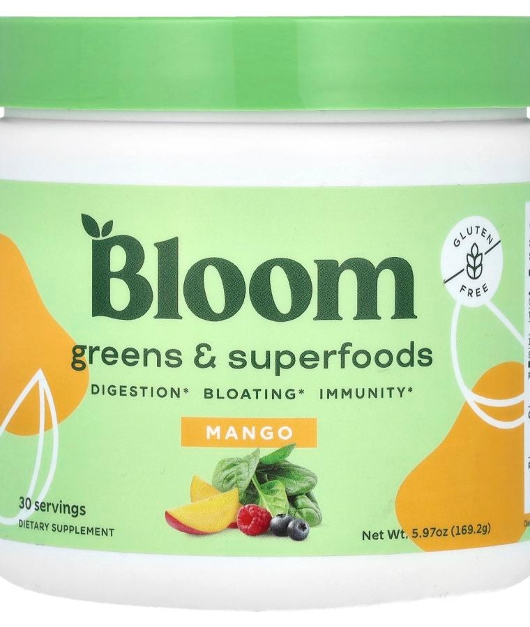BLOOM Greens & Superfoods Mango 5.97 oz (169.2 g)