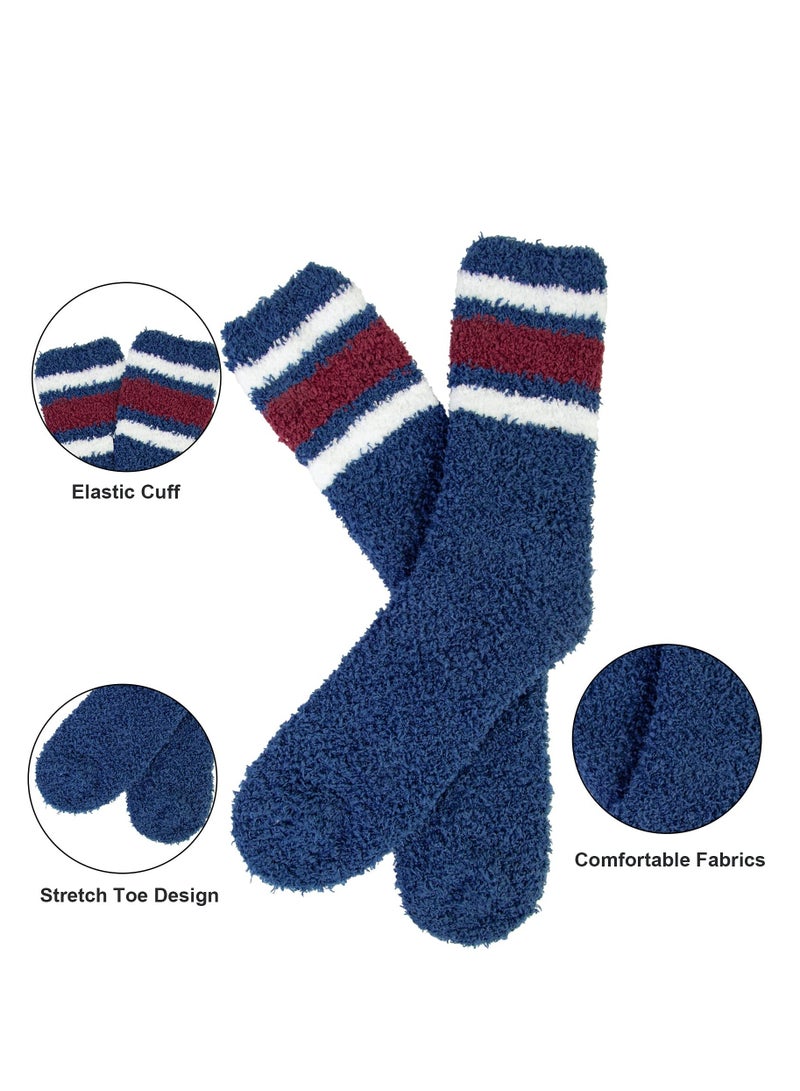 Generic 5 Pairs Mens Fluffy Socks Winter Thick Thermal Sock Warm Home Slipper Bed Socks - Gifts for Men Women - Image 5
