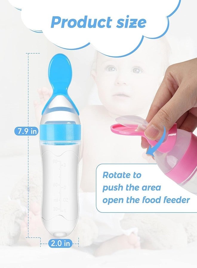 AEREX Baby Spoon Feeding Bottle, Fruit Nibbler, Silicone Finger Brush, Fruit Teether & Baby Bib Combo Feeding Bottle for Baby's, Infants & Toddlers Feeding Combo (Yellow) - Image 4