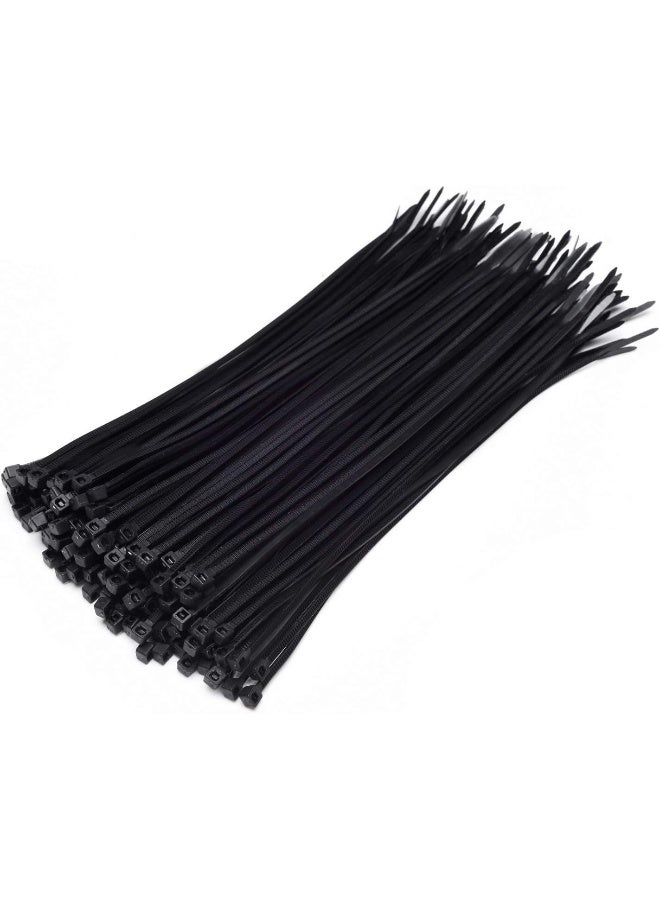 Zip Ties 100 Pcs 20 Cm Cable Tie Adjustable Durable Self Locking Nylon Zip Cable Ties For Home Office Garage Workshop  - Image 1