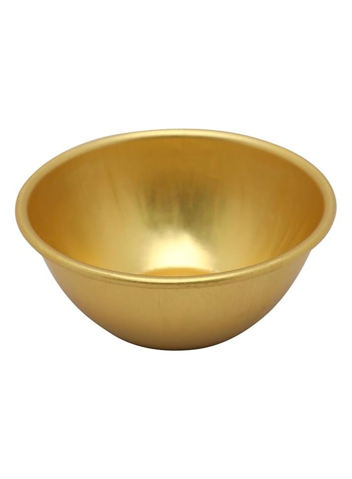 Aluminum Cream Mold Gold 9CM | Dessert & Cream Caramel Serving Bowl | Oven Safe For Pudding Creme Brulee Custard Cups - Image 2